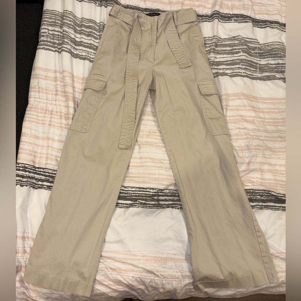 Women’s Beige Cargo Pants